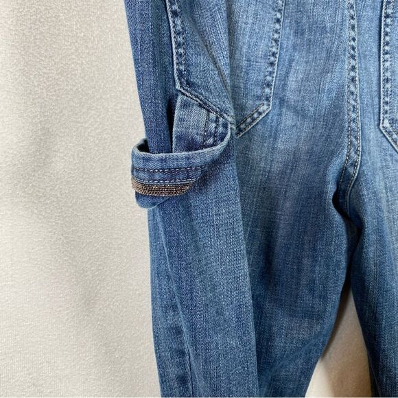 White House Black Market The Slim Ankle Denim Jeans Size 14 S - Picture 11 of 13